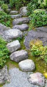 Image of a rock path. Representing the steps it takes to implement strategies to help with time management. Time management coaching can help with that wherever you are in Oregon or Texas!