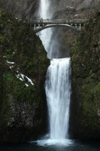 Image of a waterfall near Salem, OR. Showing a location where you can get ADHD testing or an Autism Spectrum test in Oregon.